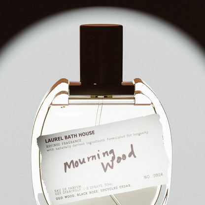 Laurel Bath House - 
Mourning Wood Eau de Parfum 50ml Retail Bottle